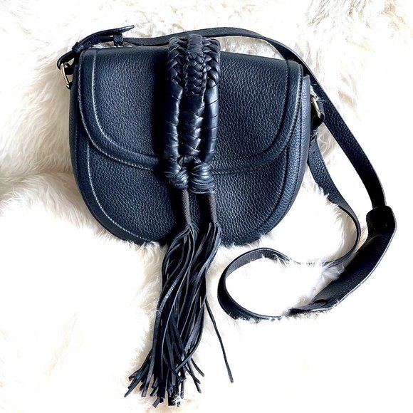 New Altuzarra Ghianda Knot Saddle Bag in Black Leather - Picture 6 of 14